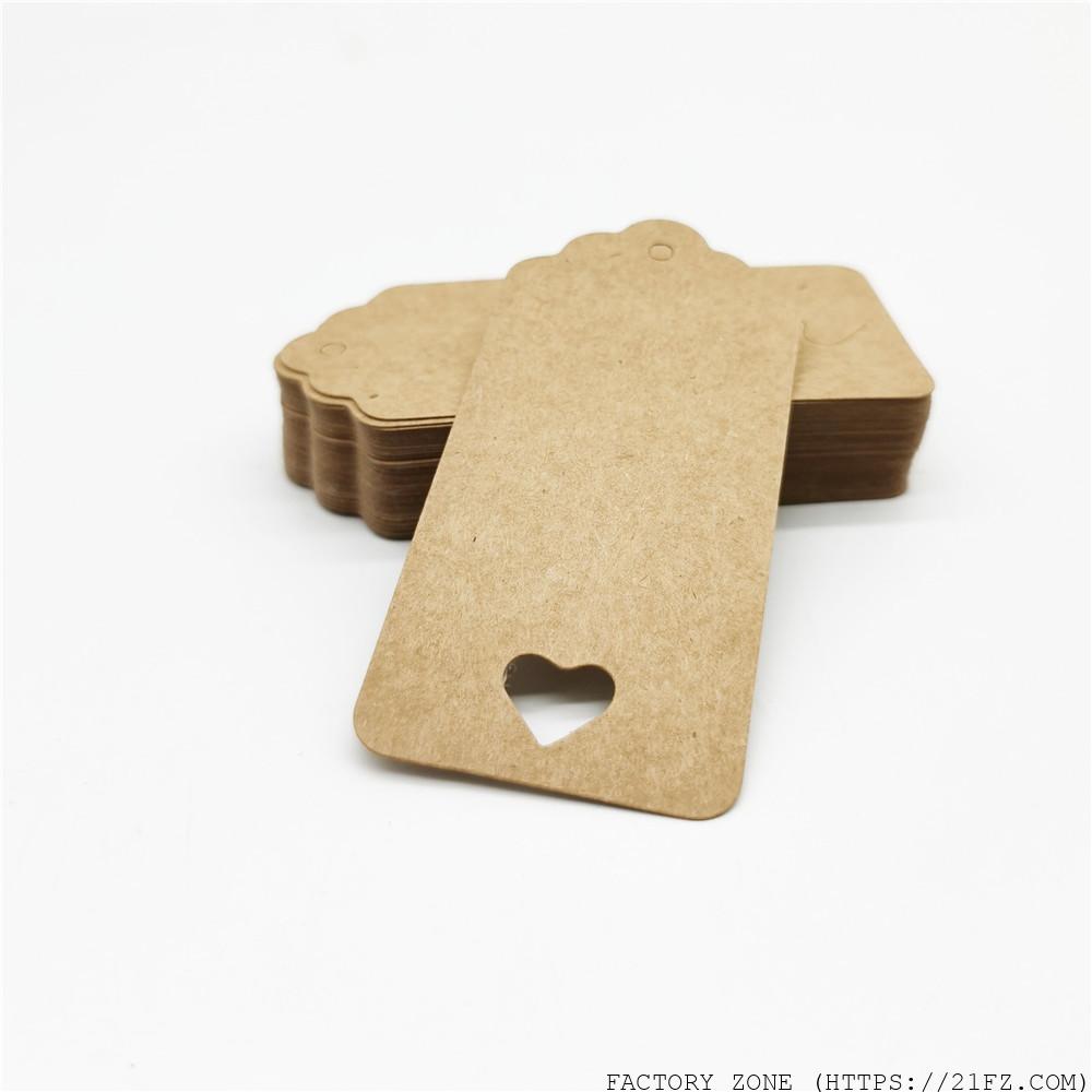 kraft paper clothing hang tag 